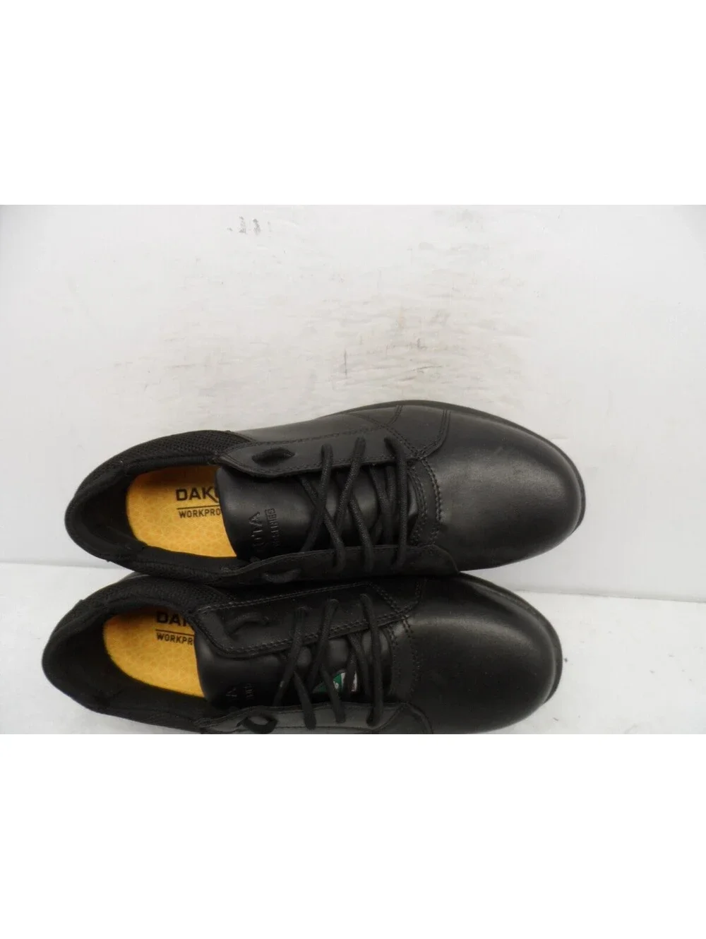 Dakota Men's Lace-Up Steel Toe Sport Oxford Shoes 3105 Black Leather Size 8.5M